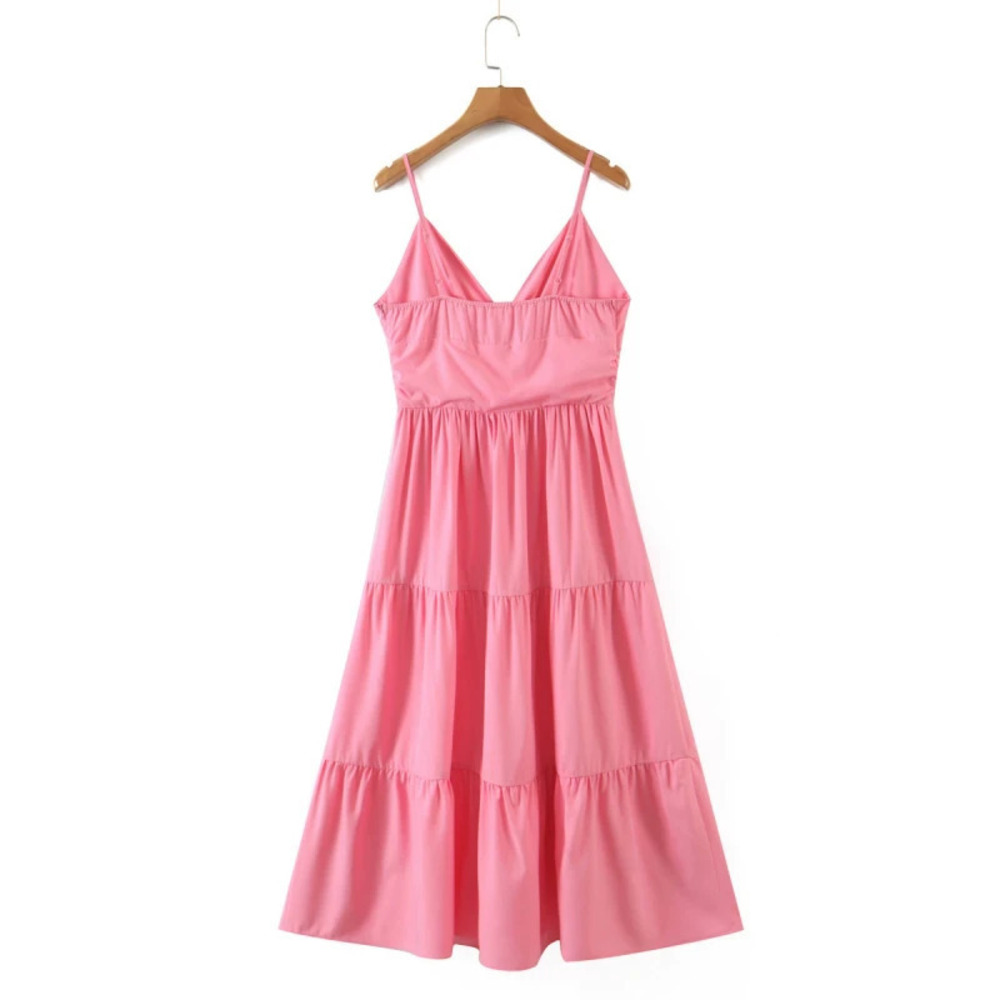 Pink Bodycon Slip Dress